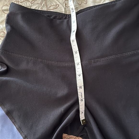 90 Degrees by Reflex | Blue and Black Color Block Leggings Size S - Picture 6 of 8